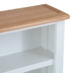 Gloucester White Painted Small Wide Bookcase -Furniture Sale Shop ga swbc 4