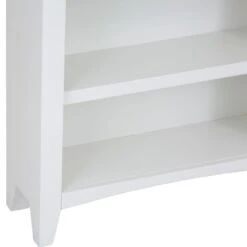 Gloucester White Painted Small Wide Bookcase -Furniture Sale Shop ga swbc 5