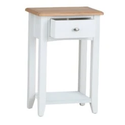 Gloucester White Painted Telephone Table -Furniture Sale Shop ga tel 2