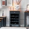 Gloucester Midnight Grey Painted Wine Cabinet -Furniture Sale Shop ga wc g 2