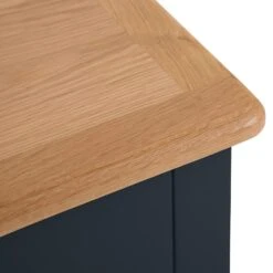 Gloucester Midnight Grey Painted 2 Drawer 4 Wicker Basket Cabinet -Furniture Sale Shop gag c24 w 7