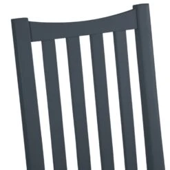 Gloucester Midnight Grey Painted Dining Chair Fabric Seat -Furniture Sale Shop gag chf w 7