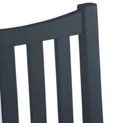 Gloucester Midnight Grey Painted Dining Chair Fabric Seat -Furniture Sale Shop gag chf w 8