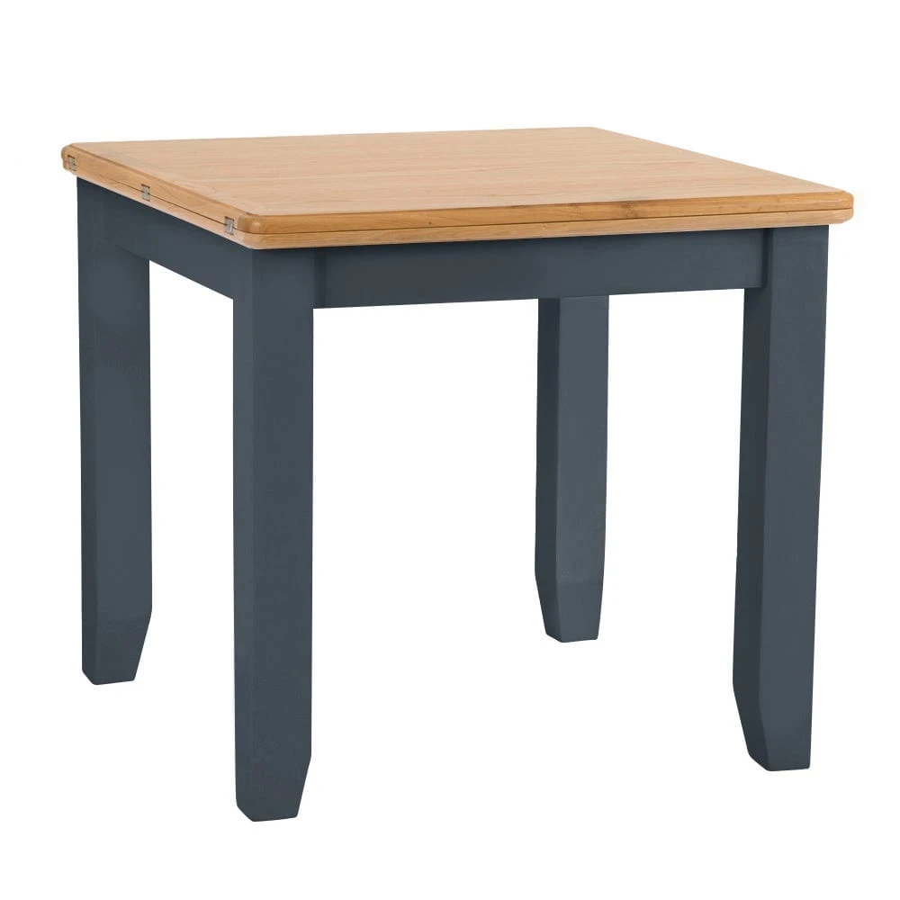 Gloucester Midnight Grey Painted Flip-Top Dining Table 7 Gloucester Midnight Grey Painted Flip-Top Dining Table - Image 5