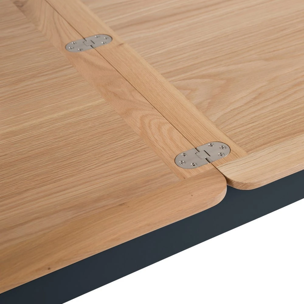 Gloucester Midnight Grey Painted Flip-Top Dining Table 10 Gloucester Midnight Grey Painted Flip-Top Dining Table - Image 8