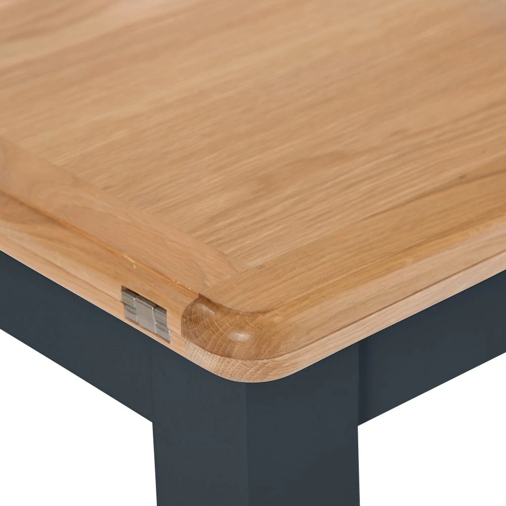 Gloucester Midnight Grey Painted Flip-Top Dining Table 11 Gloucester Midnight Grey Painted Flip-Top Dining Table - Image 9