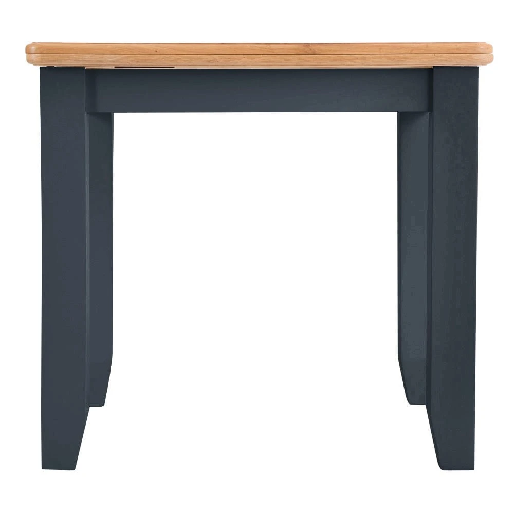 Gloucester Midnight Grey Painted Flip-Top Dining Table 12 Gloucester Midnight Grey Painted Flip-Top Dining Table - Image 10