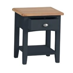 Gloucester Midnight Grey Painted Lamp Table -Furniture Sale Shop gag lt 2