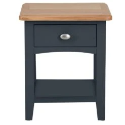 Gloucester Midnight Grey Painted Lamp Table -Furniture Sale Shop gag lt 9
