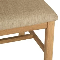 Gloucester Oak Dining Chair Fabric Seat -Furniture Sale Shop gao chf 6