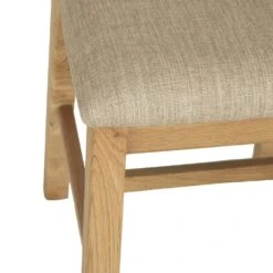 Gloucester Oak Dining Chair Fabric Seat -Furniture Sale Shop gao chf 7