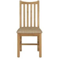 Gloucester Oak Dining Chair Fabric Seat -Furniture Sale Shop gao chf 9