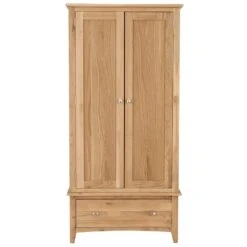 Gloucester Oak 2 Door Wardrobe With Drawer 30 Gloucester Oak 2 Door Wardrobe With Drawer -Furniture Sale Shop gao gwr 13