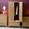 Gloucester Oak 2 Door Wardrobe With Drawer 1 Gloucester Oak 2 Door Wardrobe With Drawer -Furniture Sale Shop gao gwr 3