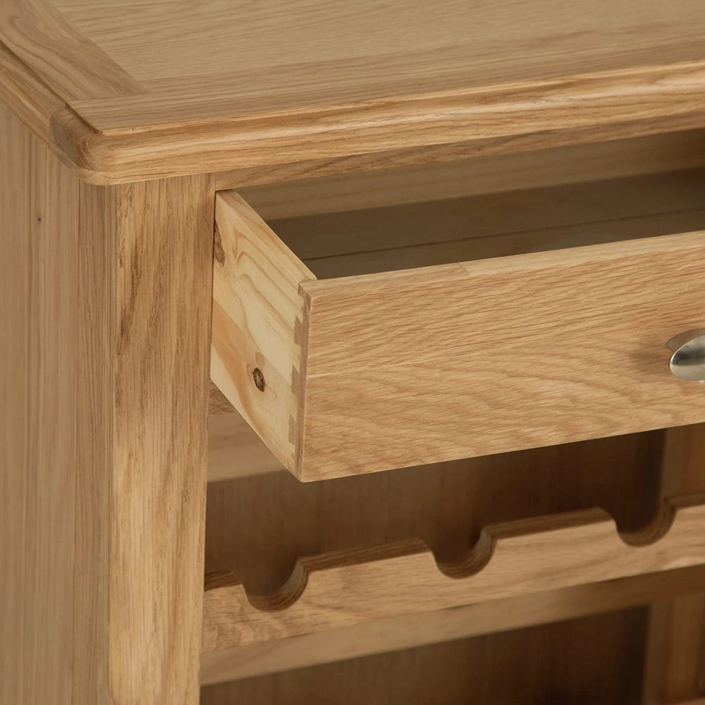 Gloucester Oak Wine Cabinet 7 Gloucester Oak Wine Cabinet - Image 5