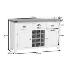 Hampshire Grey Painted Oak Large Sideboard Wine Rack 31 Hampshire Grey Painted Oak Large Sideboard Wine Rack -Furniture Sale Shop hampshirelwrdimensions