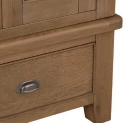 Wessex Smoked Oak 3 Door Wardrobe 36 Wessex Smoked Oak 3 Door Wardrobe -Furniture Sale Shop ho 3dr13