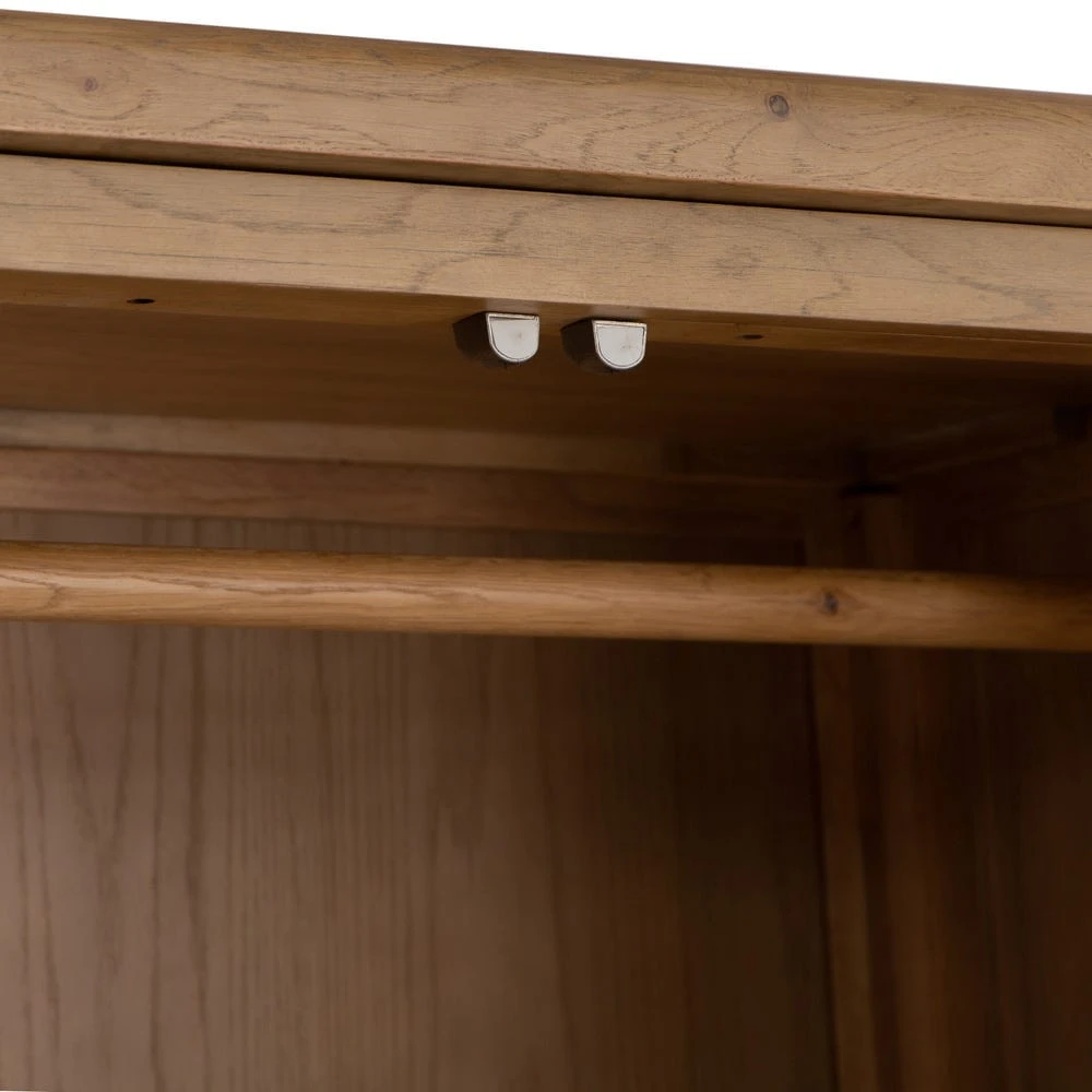 Wessex Smoked Oak 3 Door Wardrobe 7 Wessex Smoked Oak 3 Door Wardrobe - Image 5