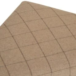 Wessex Smoked Oak Corner Hall Bench With Wicker Basket -Furniture Sale Shop ho chb co7