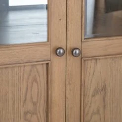 Wessex Smoked Oak Extra Large Tall Drinks Cabinet -Furniture Sale Shop ho dc co15