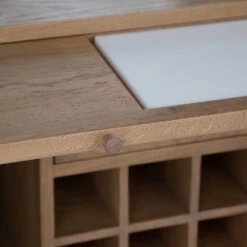 Wessex Smoked Oak Extra Large Tall Drinks Cabinet -Furniture Sale Shop ho dc co5