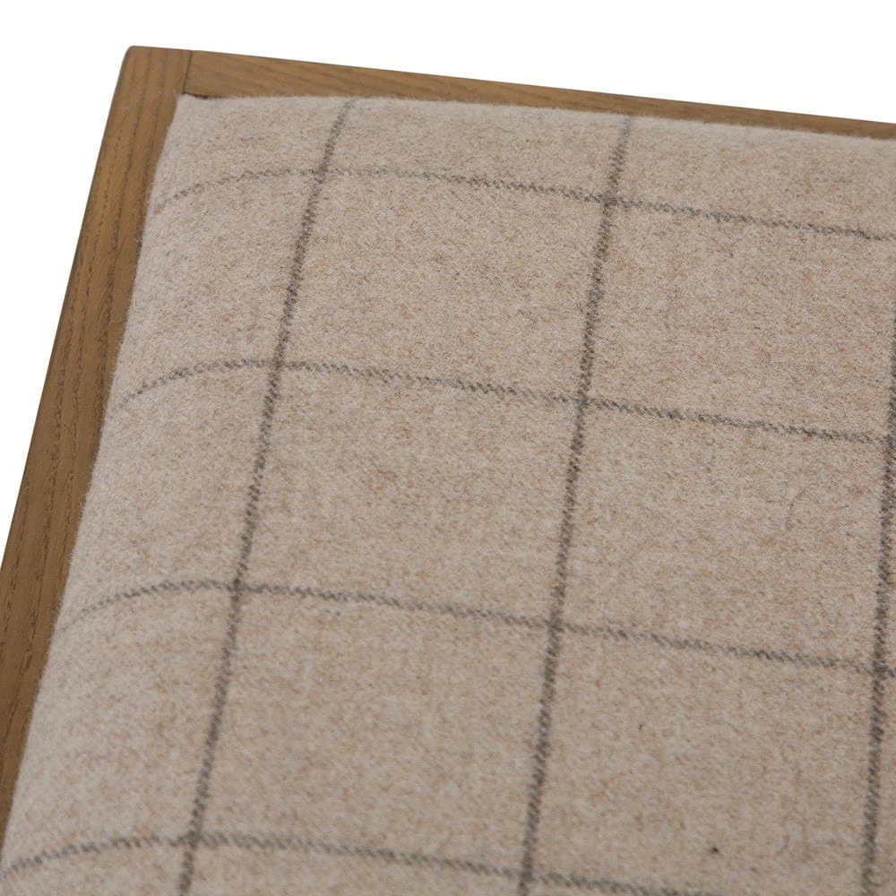 Wessex Smoked Oak Hall Bench With Wicker Baskets 13 Wessex Smoked Oak Hall Bench With Wicker Baskets - Image 11