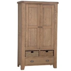 Wessex Smoked Oak Large Larder Unit -Furniture Sale Shop ho llu co1