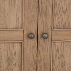 Wessex Smoked Oak Large Larder Unit -Furniture Sale Shop ho llu co11