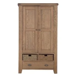 Wessex Smoked Oak Large Larder Unit -Furniture Sale Shop ho llu co17