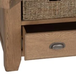 Wessex Smoked Oak Large Larder Unit -Furniture Sale Shop ho llu co3