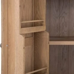 Wessex Smoked Oak Large Larder Unit -Furniture Sale Shop ho llu co6