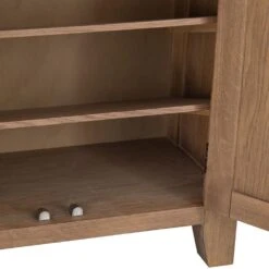 Wessex Smoked Oak Shoe Cupboard 26 Wessex Smoked Oak Shoe Cupboard -Furniture Sale Shop ho shc co3