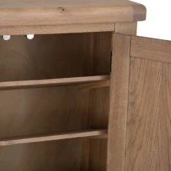 Wessex Smoked Oak Shoe Cupboard 22 Wessex Smoked Oak Shoe Cupboard -Furniture Sale Shop ho shc co5