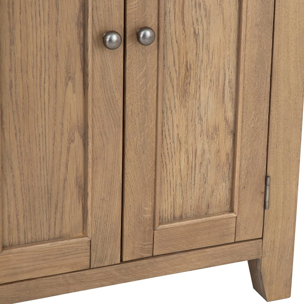 Wessex Smoked Oak Shoe Cupboard 14 Wessex Smoked Oak Shoe Cupboard - Image 12