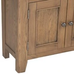 Wessex Smoked Oak Mini 1 Drawer 2 Door Sideboard -Furniture Sale Shop ho sms 9
