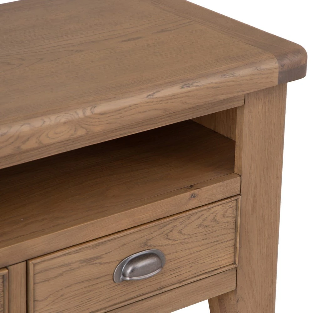 Wessex Smoked Oak TV Unit 8 Wessex Smoked Oak TV Unit - Image 6