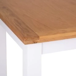 Hampshire White Painted Oak Small Extending Dining Table -Furniture Sale Shop hp 14bet w 9 1