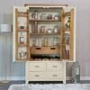 Hampshire Ivory Painted Oak Large Larder Unit