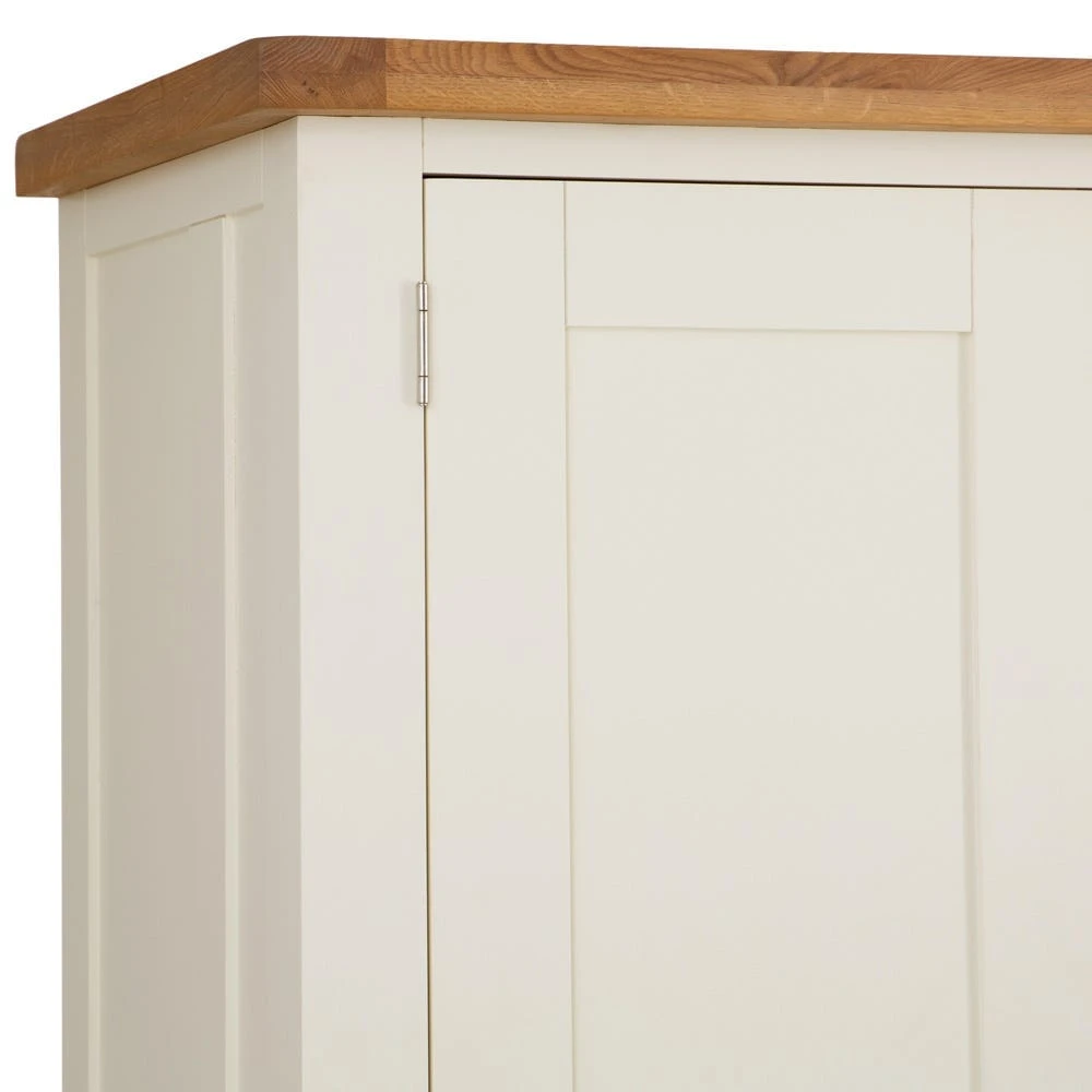 Hampshire Ivory Painted Oak Large Larder Unit 16 Hampshire Ivory Painted Oak Large Larder Unit - Image 14