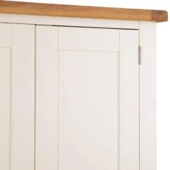 Hampshire Ivory Painted Oak Large Larder Unit -Furniture Sale Shop hp llu c ls 12