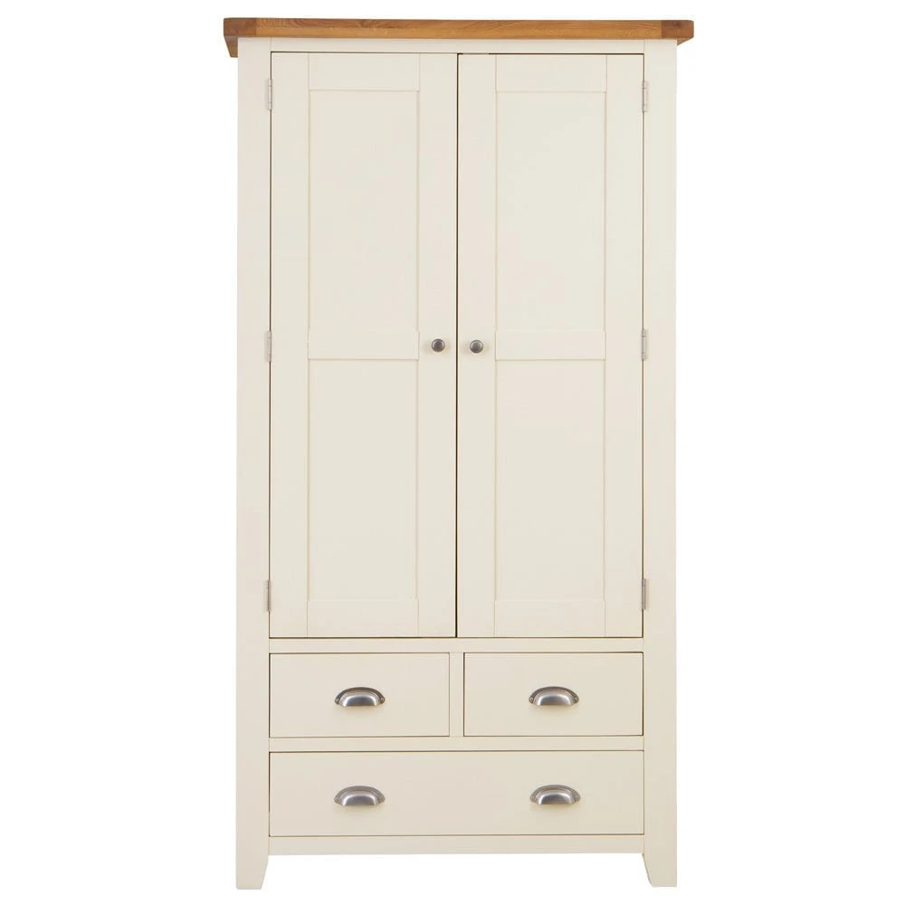 Hampshire Ivory Painted Oak Large Larder Unit 19 Hampshire Ivory Painted Oak Large Larder Unit - Image 17