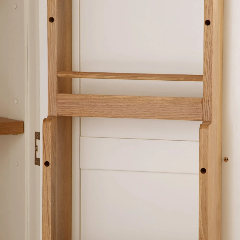 Hampshire Ivory Painted Oak Large Larder Unit 15 Hampshire Ivory Painted Oak Large Larder Unit - Image 13