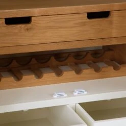 Hampshire Ivory Painted Oak Large Larder Unit 27 Hampshire Ivory Painted Oak Large Larder Unit -Furniture Sale Shop hp llu c ls 8