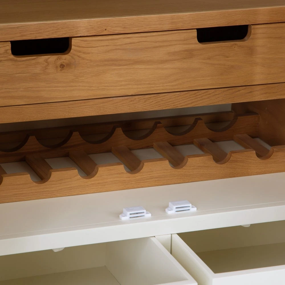 Hampshire Ivory Painted Oak Large Larder Unit 10 Hampshire Ivory Painted Oak Large Larder Unit - Image 8