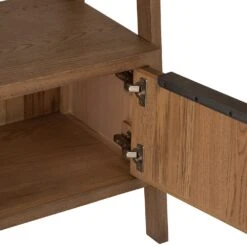 Industrial Oak Open Bookcase -Furniture Sale Shop ib obc new2