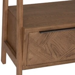 Industrial Oak Open Bookcase -Furniture Sale Shop ib obc new7