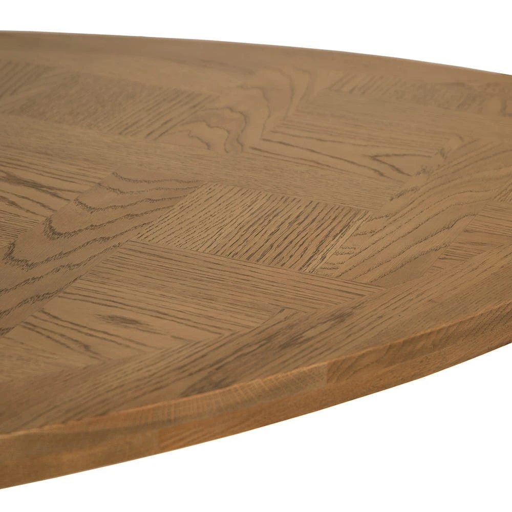 Industrial Oak 2.0m Oval Dining Table 5 Industrial Oak 2.0m Oval Dining Table - Image 3