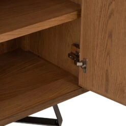 Industrial Oak 2 Door Cupboard -Furniture Sale Shop ib sts new5