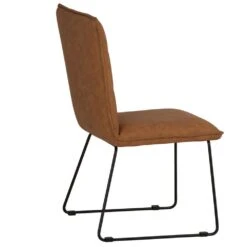 Industrial Tan Panel Back Chair -Furniture Sale Shop ibia 69