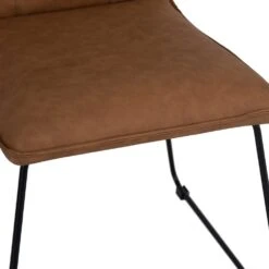 Industrial Tan Panel Back Chair -Furniture Sale Shop ibia 73